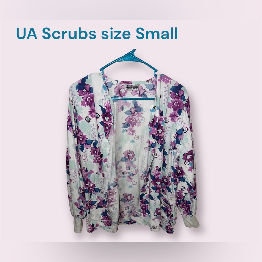 Floral scrub jacket!